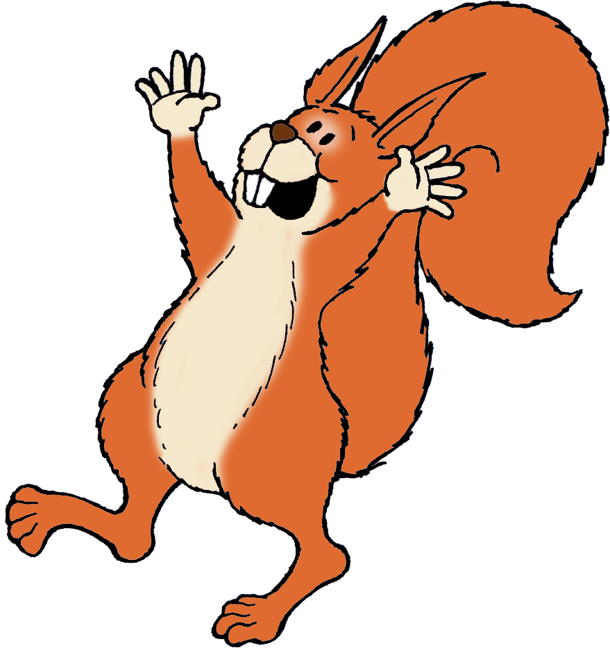 Happy squirrel
