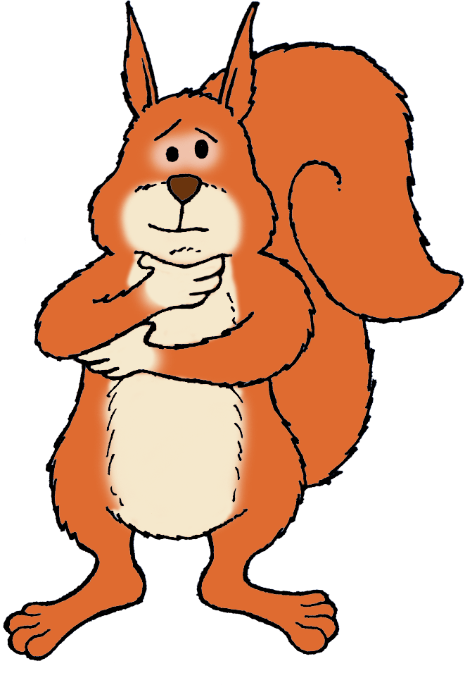 ED Squirrel deep in thought