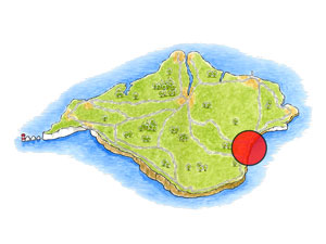 Map showing Shanklin on the Isle of Wight